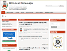 Tablet Screenshot of comune.bernareggio.mb.it